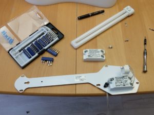 foscarini blob s démontée opened